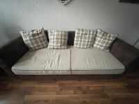 200 cm gebrauchtes Sofa in gutem Zustand mit Schublade + 4 Kissen Nordrhein-Westfalen - Lünen Vorschau
