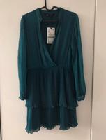 Zara plissiertes minikleid langärmlig petrol grün blau M Niedersachsen - Oyten Vorschau