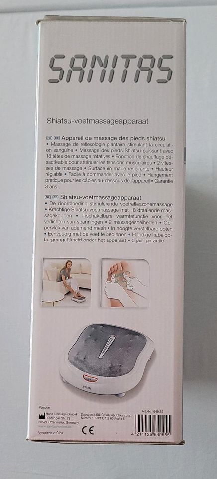 Fußmassagegerät Shiatsu Massage Gerät NEU OVP in Vienenburg