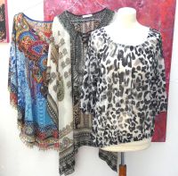 Überwurf Tunika Bluse Kaftan M/L schöner Print Poncho Gina Tricot Köln - Humboldt-Gremberg Vorschau