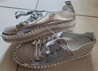 must have in diesem Sommer Sneaker in Silber Größe 37, kein Leder Hessen - Griesheim Vorschau