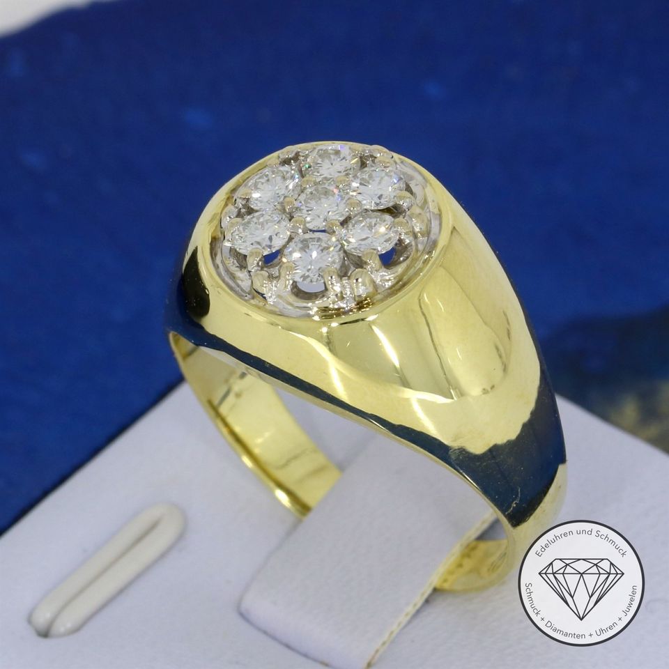 M*168090 Wert 2800,- Brillant 0,60ct Ring 585 Gold 14k 14 KT XXYY in Essen