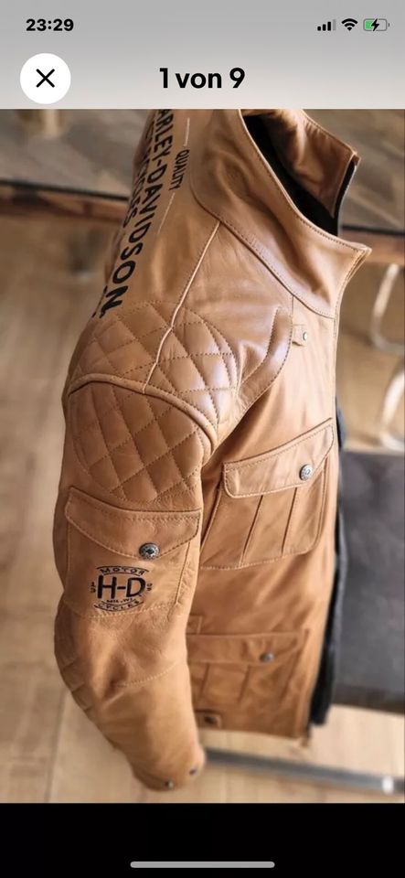 Harley Davidson Lederjacke Herren M in Dorsten