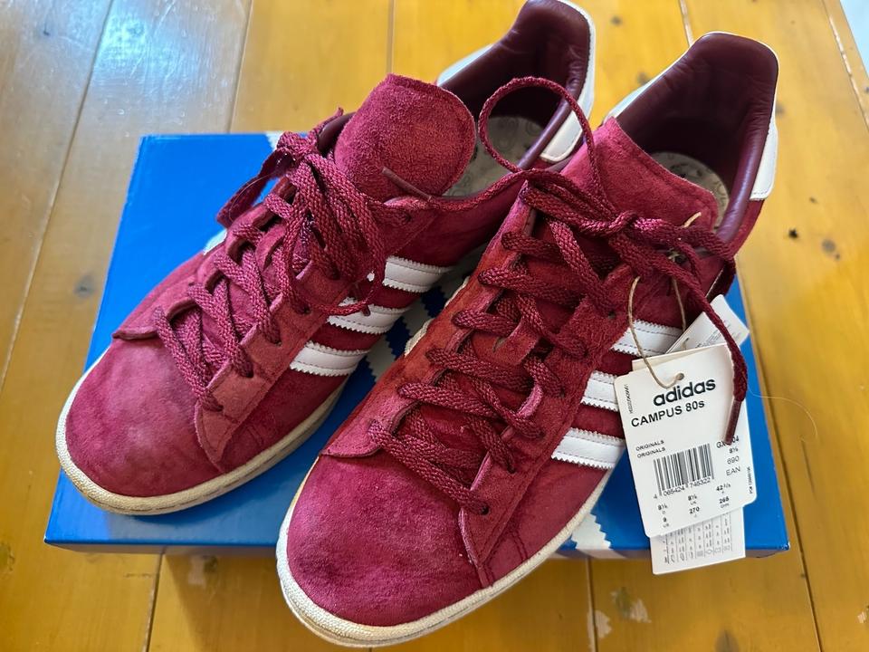 Adidas Originals Campus 80s bordeaux burgund rot weinrot 42 2 3 9 in Dresden Striesen Sud kleinanzeigen