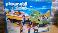 Playmobil Playmobil 4144 Familyvan mit Bootsanhänger Auto Niedersachsen - Hatten Vorschau