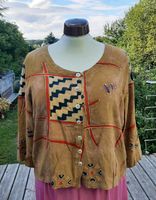 Bluse, Ethno, handmade, 3/4 Arm, vintage, Gr. 44, Gr 46 Baden-Württemberg - Zimmern ob Rottweil Vorschau