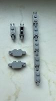 9x LEGO Parts 30386 Stein Scharnier Brick 1x2 Vertikal Hellgrau Bayern - Abenberg Vorschau