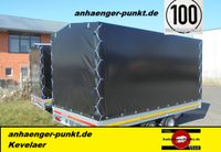 PRITSCHEN Anhänger TIEFFAHRWERK 4 m x 2,0m x 2 m Plane 2700kg Nordrhein-Westfalen - Nettetal Vorschau