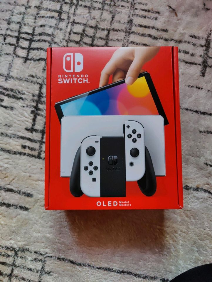 Switch OLED Weiß mit OVP neu + Kaufbeleg + Garantie in Ennigerloh