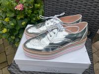 Catwalk Plateau Sneaker in Größe 40, Farbe: silber Nordrhein-Westfalen - Gelsenkirchen Vorschau