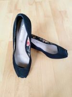 Pumps / Peeptoes (schwarz, Veloursleder, Größe 43) Berlin - Spandau Vorschau