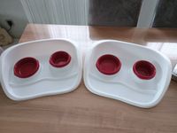 Trixie Dinner-Sets, Kunststoff weiß mit roten Einsätzen Rheinland-Pfalz - Osann-Monzel Vorschau