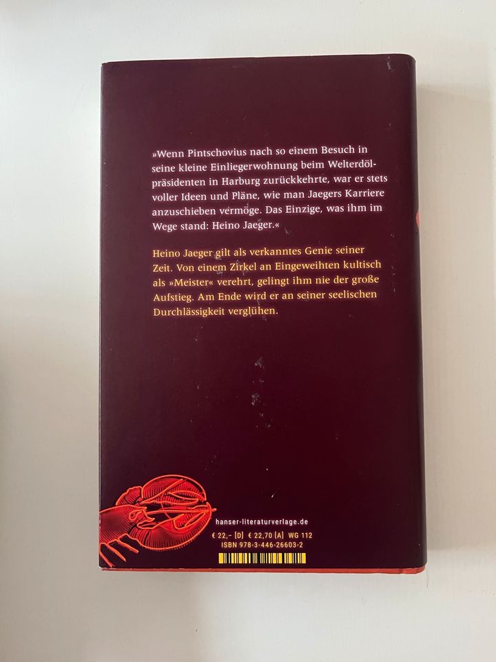 NEU: Rocko Schamoni Buch der Jäger und sein Meister in Düsseldorf