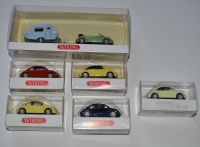 6 * Wiking VW New Beetle - u.a. mit Wohnwagen - H0 / 1:87 Thüringen - Gera Vorschau