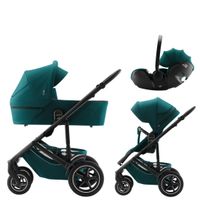 Britax Römer SMILE 5Z - 3in1 Kinderwagen-Set - Atlantic Green - inkl. Babywanne + Sportsitz + BABY-SAFE PRO + XXL-Zubehörpaket - NEU Hessen - Fulda Vorschau