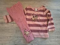 Set Mädchen Leggins Pullover Topomini Pferd rosa/Beere Gr. 86 Sachsen-Anhalt - Weißenfels Vorschau