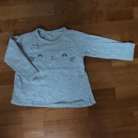 Pulli, Größe 86/92, von H&M, Katze, grau Baden-Württemberg - Ettlingen Vorschau