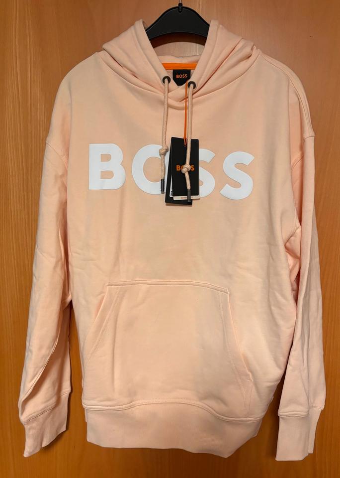 Hugo Boss Herren Hoodie Kapuzen Sweatshirt Gr. L apricot NEU in Wolfsburg