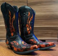 New Rock Flame Stiefel Größe 45 Baden-Württemberg - Karlsdorf-Neuthard Vorschau