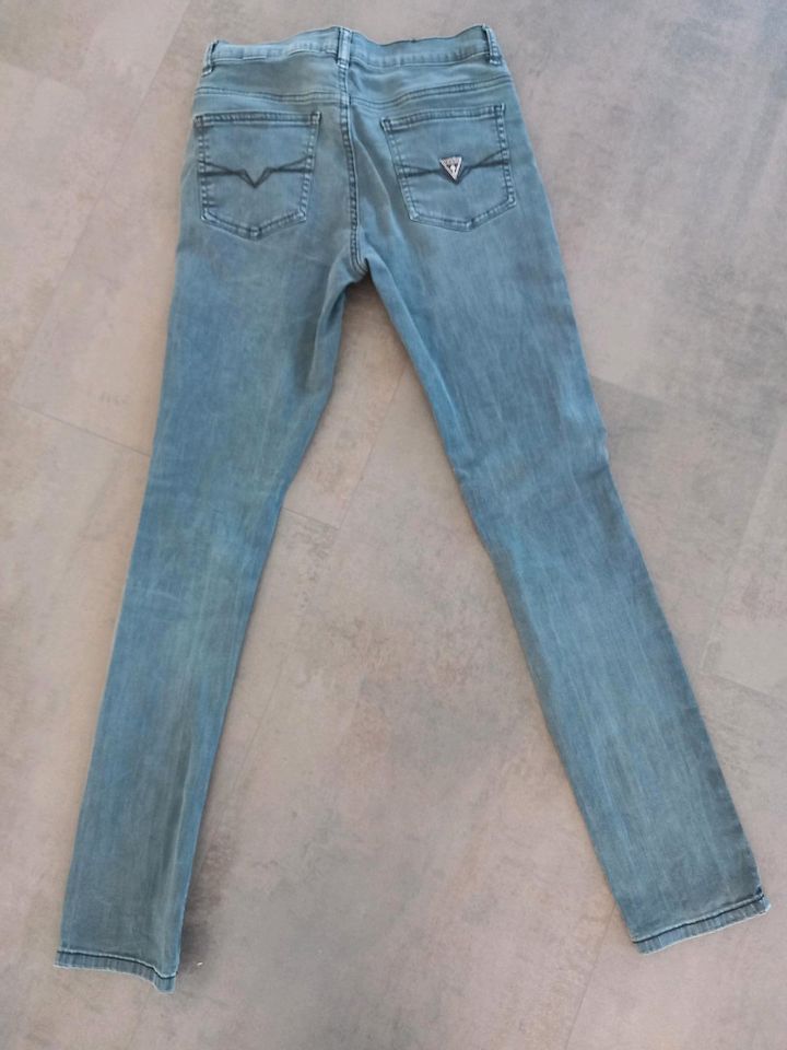 GUESS Jungen Jeans Hose  blau Größe 164 cm in Bockhorn