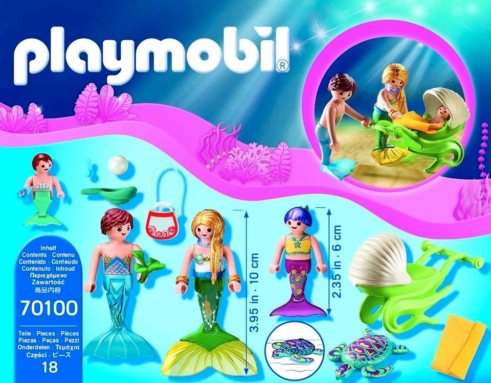 Playmobil 70100 Magic Familie mit Muschelkinderwagen in Haiger