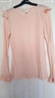 Top Oberteil Bluse nude apricot hellrosa rosé Volants dünn h&m m Hannover - Vahrenwald-List Vorschau