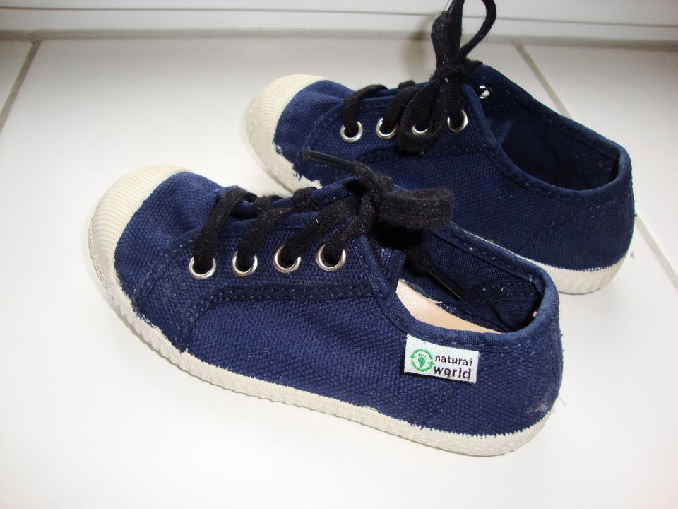 Natural World Schuhe Kinder Sneaker Größe 26 dunkelblau Bio in Dresden