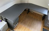 Schreibtisch grau 80x120 / 80x240 cm ; Eckschreibtisch 208x208 cm Brandenburg - Dahlewitz Vorschau