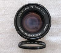 Canon FD 50 mm 1.4 mit UV Filter + Adapter für Fujifilm Fuji X Bayern - Eckental  Vorschau