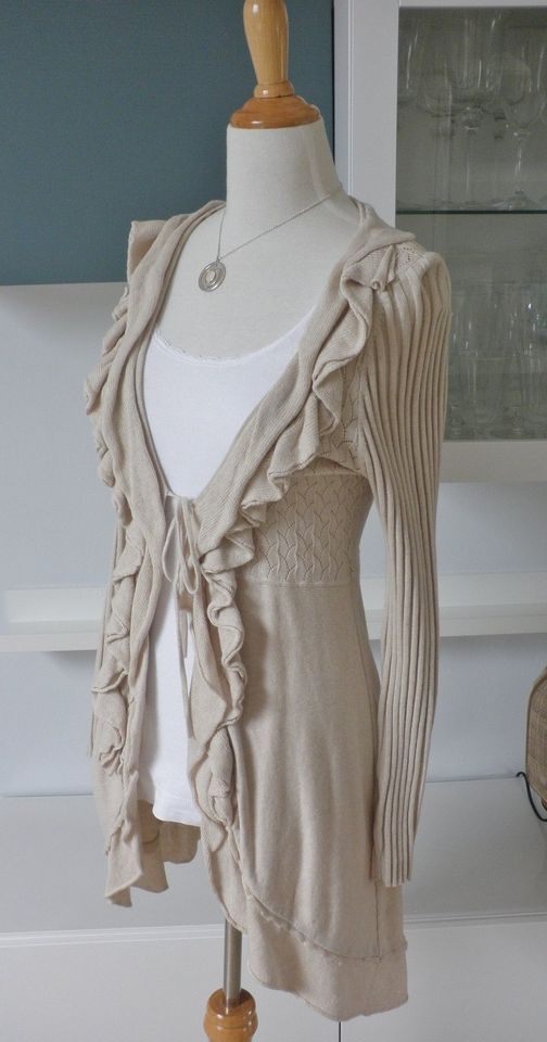 Cream Strickmantel Cardigan Strickjacke beige 38 M NEU NP110€ in Üxheim