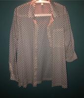 Bluse von Esprit, blau-weiß gepunktet, 100%Baumwolle, NEU Hessen - Münzenberg Vorschau
