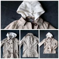 Trenchcoat Gr. 170/176 beige Jacke Mantel mit Kapuze Niedersachsen - Berge Vorschau