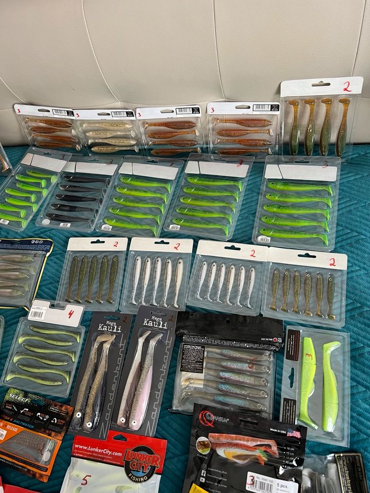 Gummifische Wobbler Illex Fox Megabass Salmo Zander Hecht angeln in Pforzheim