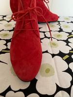 Ankle Boot Gabor Schnürschuh rot Leder Berlin - Mitte Vorschau