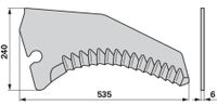 Ladewagenmesser f. Krone S. Titan, vgl. Nummer 332970.0/ET23-0024 Baden-Württemberg - Langenau Vorschau