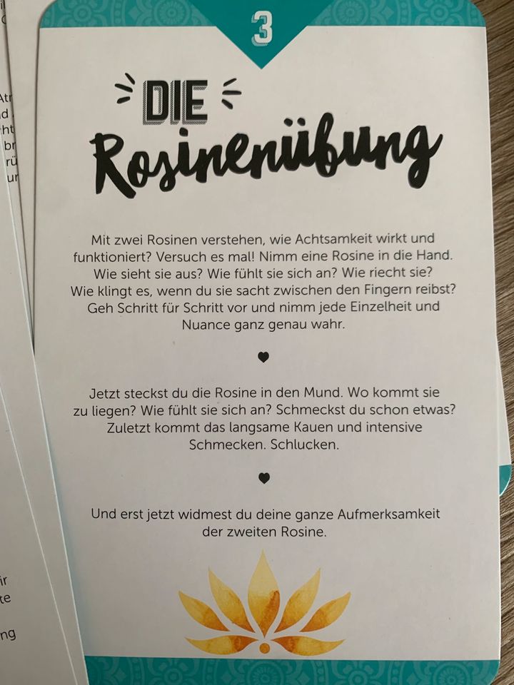 30 Tage challenge Box Achtsamkeit (auch um sich zu beruhigen) in Köln