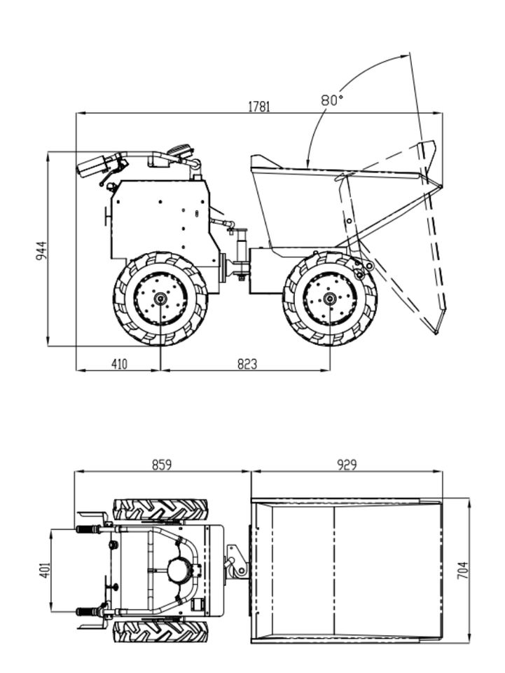 elektronischer Minidumper Hoflader Radlader (Pferdehof) * 2999€ in Waldbröl