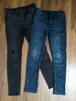 2 Jeans schwarz und blau Gr. 152 Mädchen skinny Nordrhein-Westfalen - Niederkrüchten Vorschau