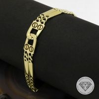 M*201945 Wert 2.890 Flach Panzer Plättchen Armband 585 Gold XXYY Duisburg - Hamborn Vorschau