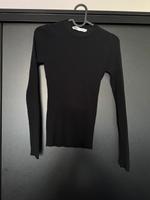 Zara rippstrick langarm Oberteil Shirt Pullover schwarz S Niedersachsen - Oyten Vorschau