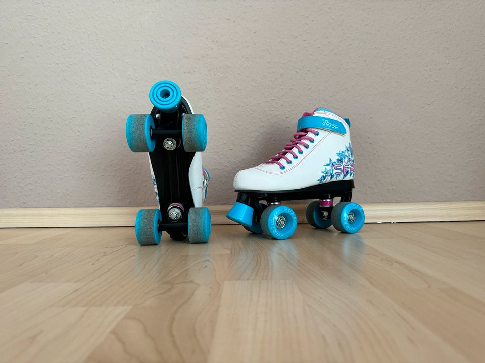 SFR Vision II Quad Rollerskates - weiß/blau (Größe: 37) in Berlin