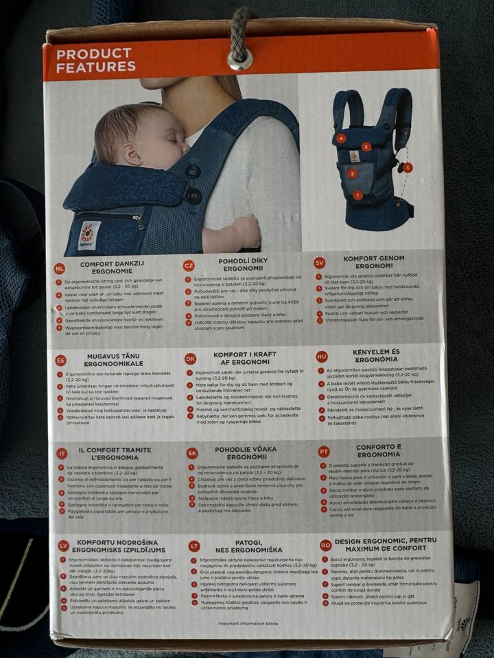 Ergobaby Adapt Babytrage ab Geburt bis 20 kg in Dresden