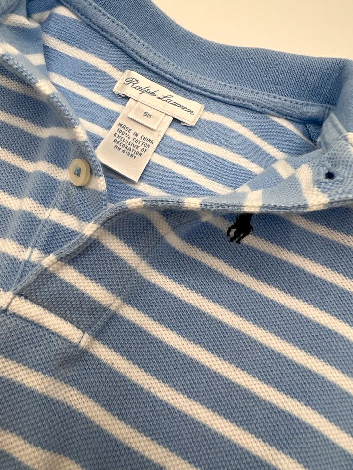 Ralph Lauren Sommer Polo Strampler Spieler Overall 9M in Bergisch Gladbach