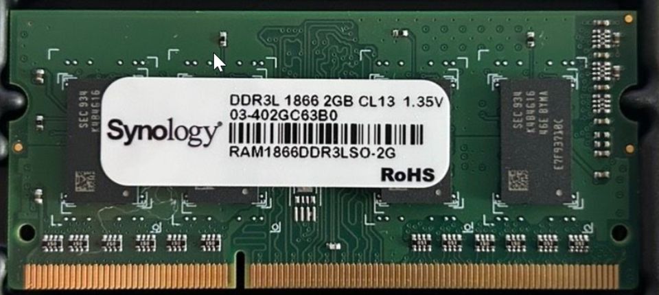 Synology 2GB DDR3 1833MHz SODIMM (DS218+, DS918+ etc) in Berlin