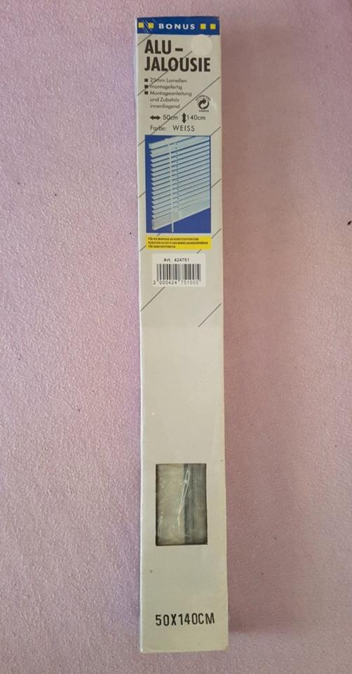 Alu-Jalousie 50 x 140 cm, weiß, NEU/OVP in Folie eingeschweißt!!! in Hamburg