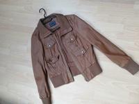 ONLY Lederjacke Gr. L rost braun Frühling Herbst Übergang Hessen - Ranstadt Vorschau