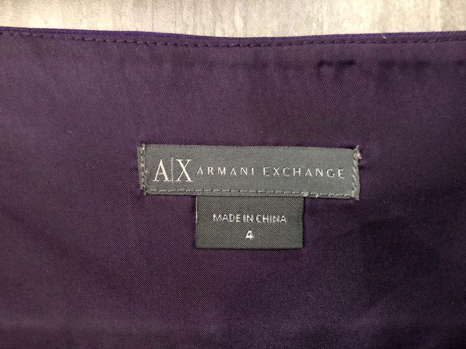 Party Kleid Minikleid lila von Armani Exchange in Größe 36 / US 4 in Bielefeld