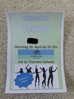 Tanz in den Mai/Discofox Party 4 Karten Kisdorf Schleswig-Holstein - Kisdorf Vorschau