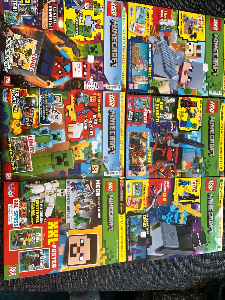 6 Lego Minecraft Zeitschriften je 2€ alle 10€ in Kandel