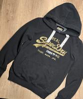 Superdry Hoodie schwarz Gold Gr. 36 innen schön warm Nordrhein-Westfalen - Warburg Vorschau